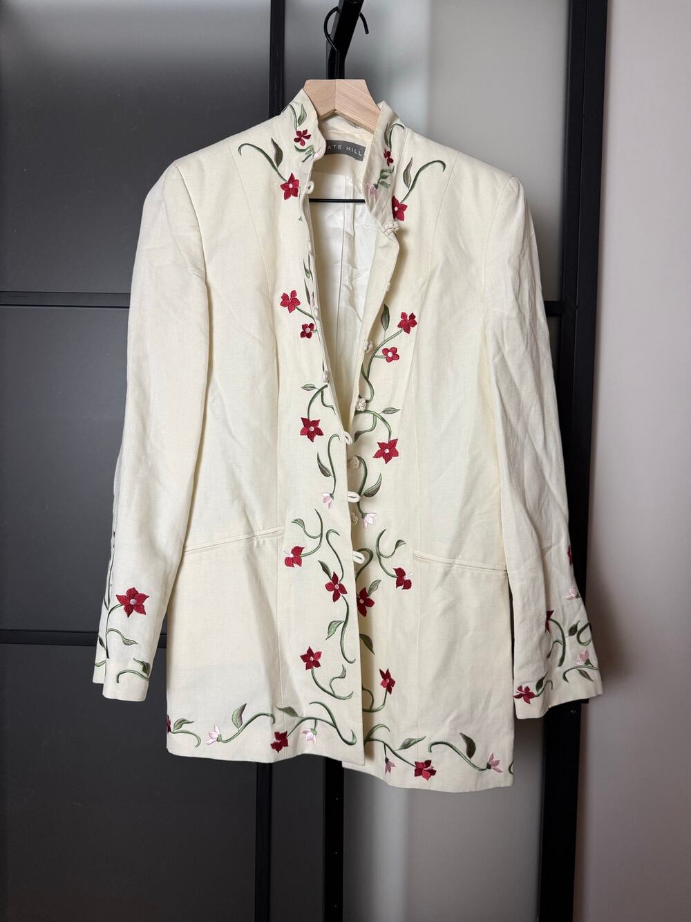 Kate Hill Embroidered Jacket Size 4